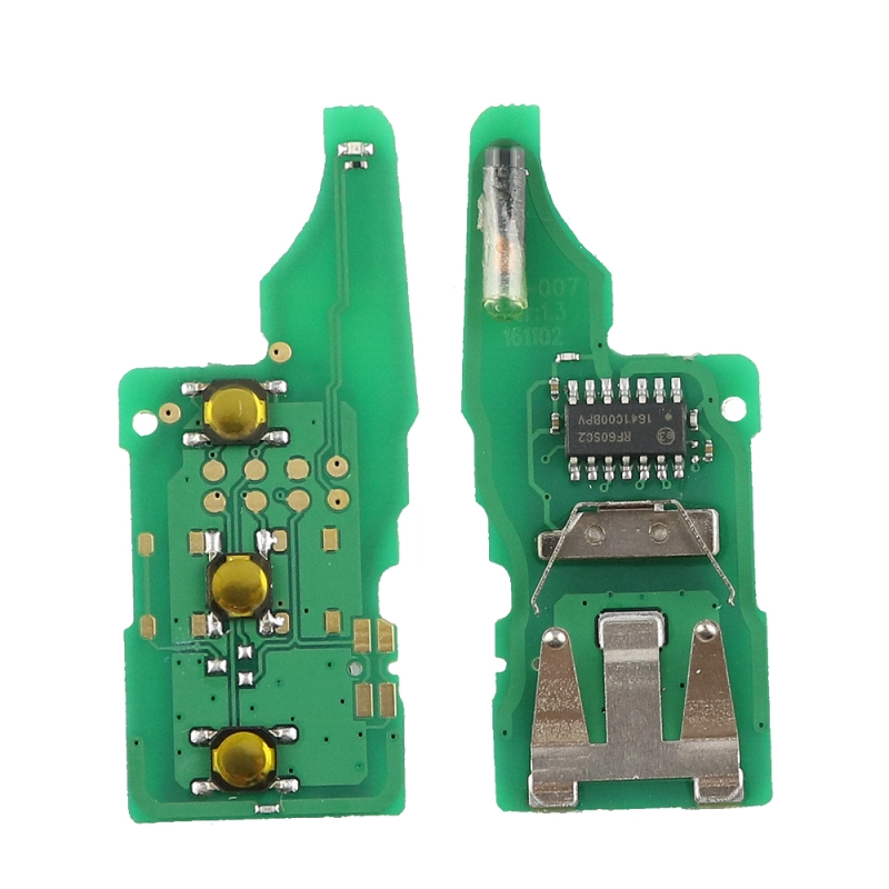 For VW 3 button remote key 433mhz with id48 chip FFCID 5K0837202AD