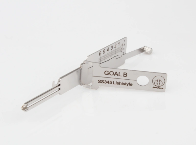 Lishi style SS345 GOAL B lock pick 2 in 1 tool For Japan