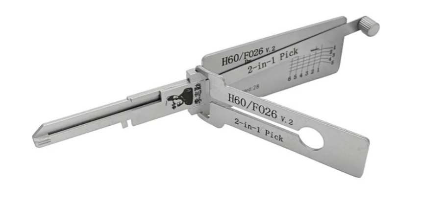 Original LISHI 2 IN 1 H60 / FO26 Pick and Decoder For Ford
