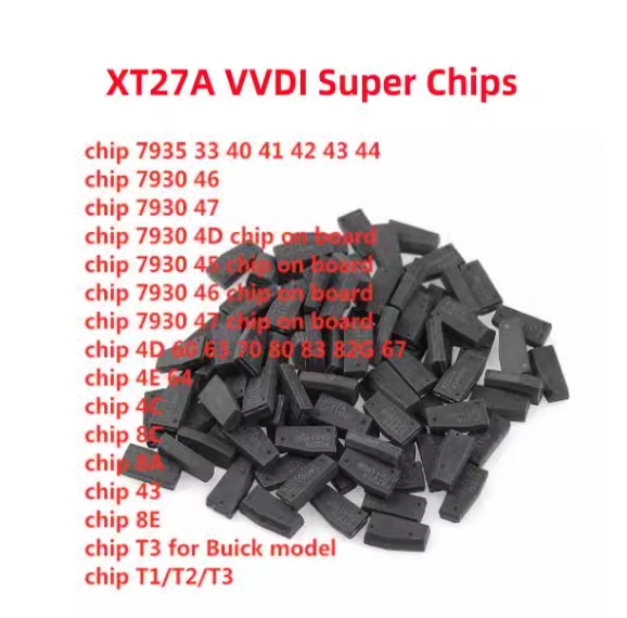 Xhorse VVDI Super Chip XT27A01 Transponder for ID46/40/43/4D/8C/8A/T3/47 for VVDI2 VVDI Key Tool/Mini Key Tool