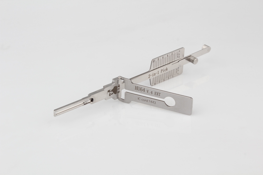 Original Lishi NEW HU64 V.4 2-in-1 Pick and Decoder for Mercedes