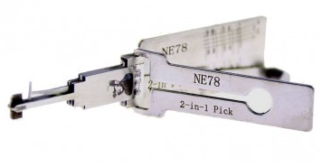Lishi NE78 2-in-1 Pick and Decoder for Peugeot and Citroen