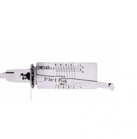 Original Lishi DW04R V2 2-in-1 Pick - Door/Trunk - Anti Glare