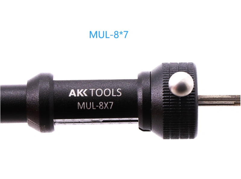 AKK Tools MUL-5 PINS MUL-7X7 MUL-8X7 MUL-8X7C Flat Key Tool 7 Pin 8 Pin 8-Bead 7-Bead Locksmith Tools