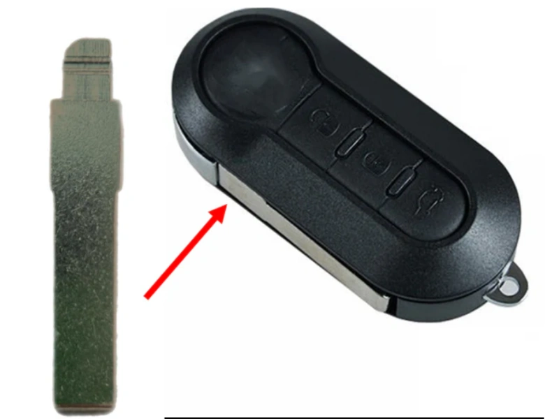 SIP22 Blade For Fiat 500 500L Remote Key