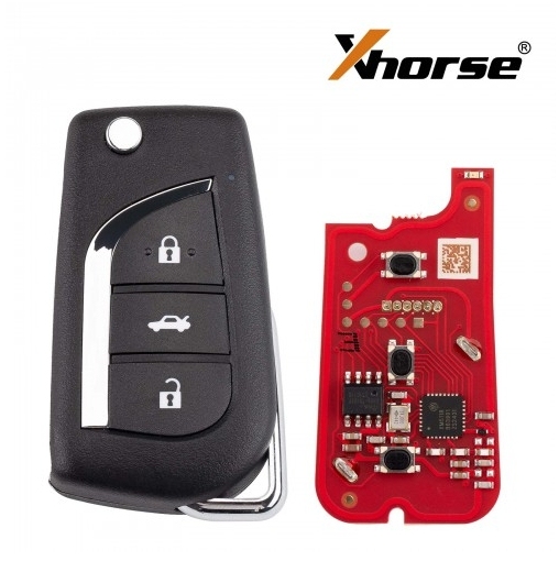 XHORSE XKTO20EN for Toyota 2nd Generation Wire Remote Key 3 Buttons Universal Remote Key