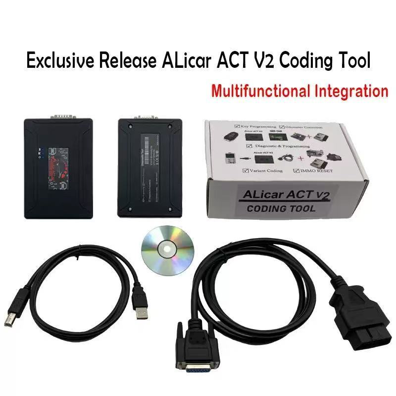 ALicar ACT V2 Car ECU Programmer Car Key Mileage Anti-theft Reset Coding Tool