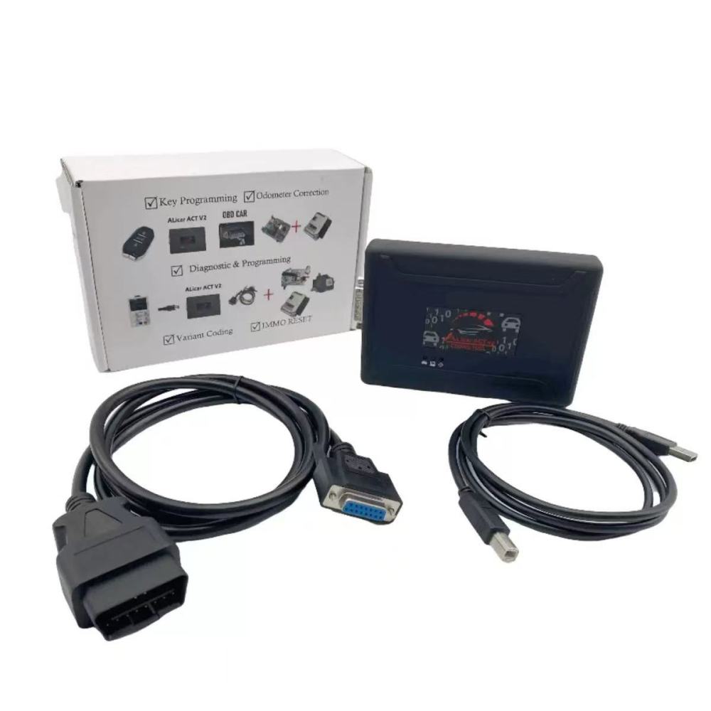 ALicar ACT V2 Car ECU Programmer Car Key Mileage Anti-theft Reset Coding Tool