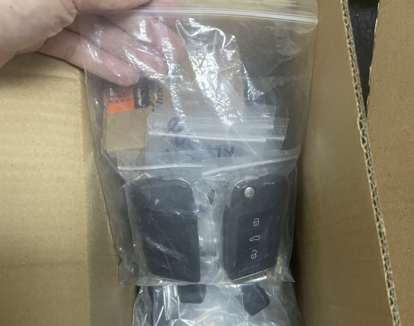 Remote control key classification packaging bag 100pcs a lot