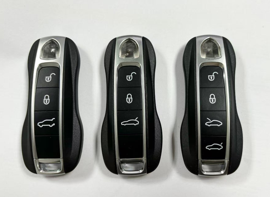 For Porsche 3 and 4  button remote key blank with emmergency key blade