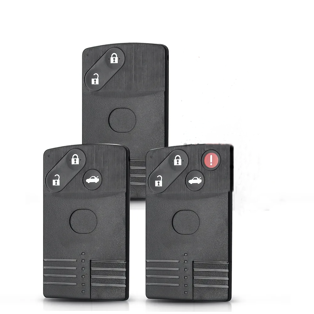 For Mazda remote key shell card 2 3 4 button