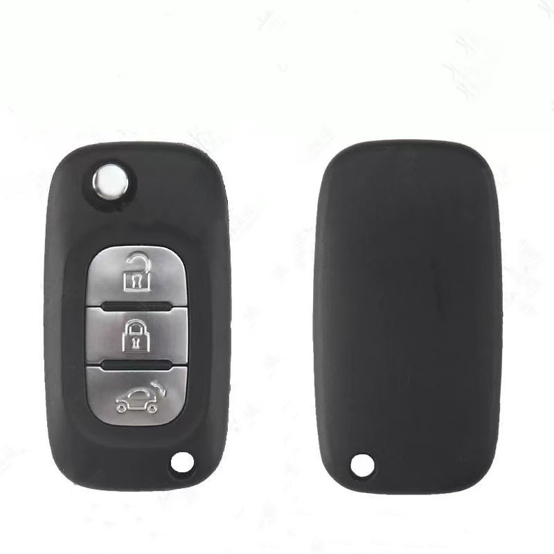 For Mercedes Benz Smart 3 Button remote key blank without logo