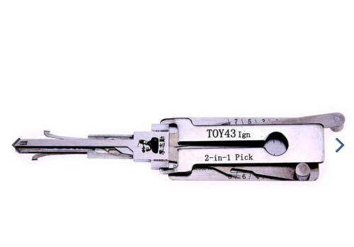 Classic Lishi TOY43 (Ignition) 2in1 Decoder and Pick for Toyota