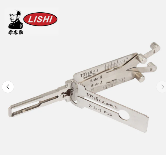 Original Lishi 2-IN-1 tool TOY48 v.3 for Toyota Lexus