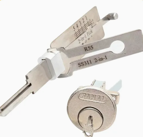Lishi SS311 R55 Civil 2 in 1 2-in-1 Lock Opener Lock Pick Set Locksmith Tools Lishi