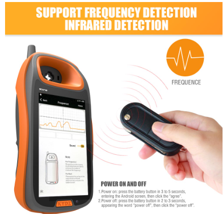 KYDZ Smart Car remote Key Programmer Chip generation identification copy smart card frequency test