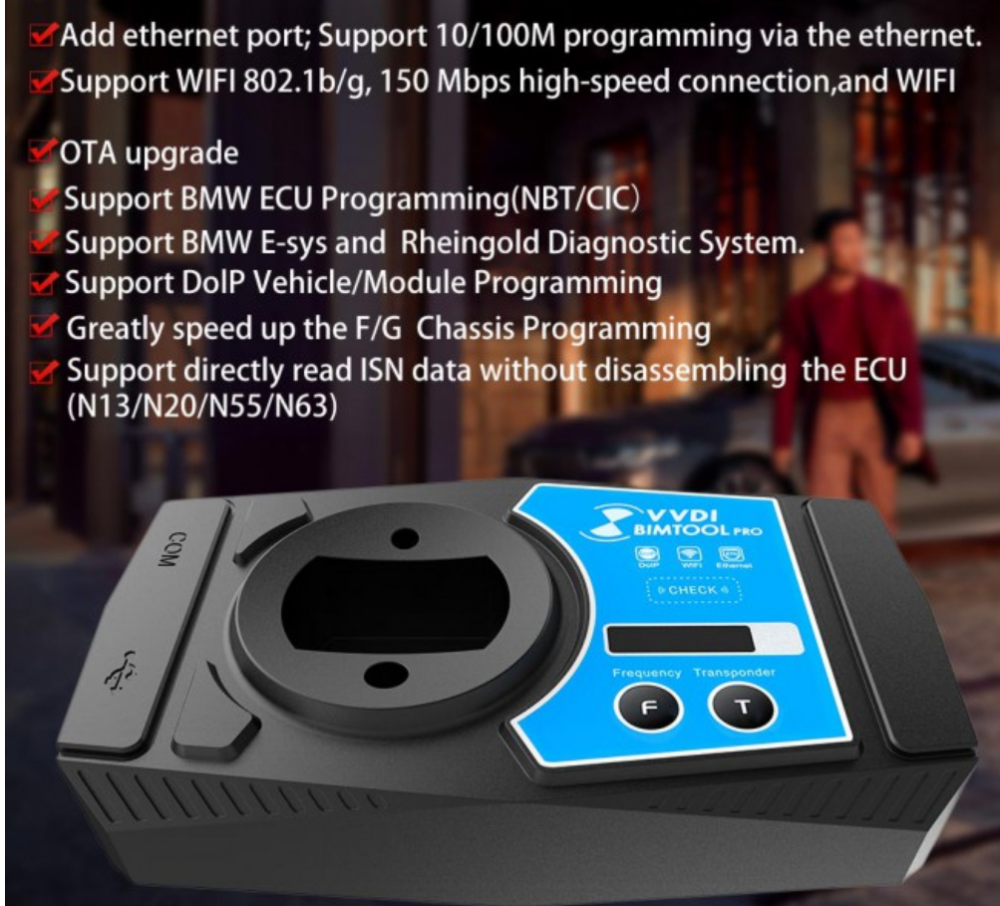 WIFI V1.9.0 Xhorse VVDI BIMTool Pro Enhanced Edition for BMW Support DoIP Updated New Hardware