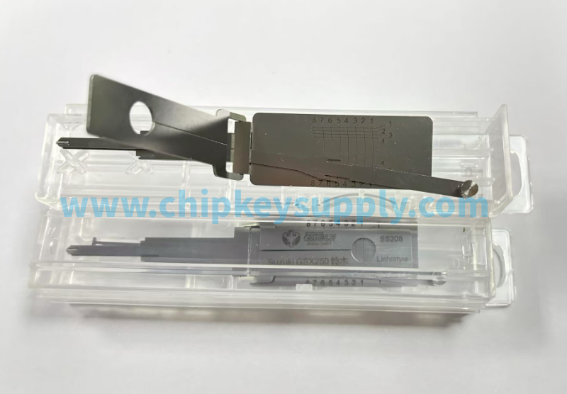 Original Lishi style SS208 GSX250 2 in 1 Locksmith Tools For Suzuki GSX250R DL250