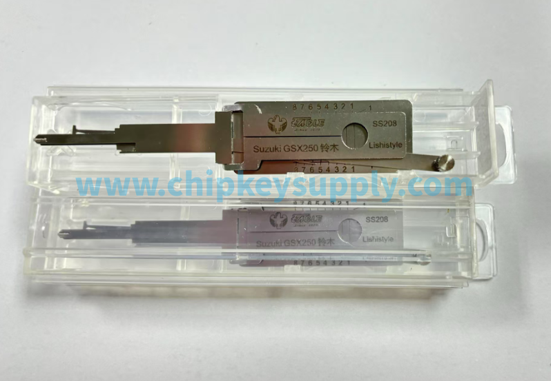 Original Lishi style SS208 GSX250 2 in 1 Locksmith Tools For Suzuki GSX250R DL250