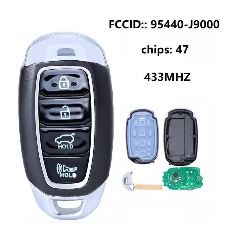 For Hyundai Kona 2018 Smart car Key 3 Buttons 434mhz with ID47 chip FCCID 95440-J9000