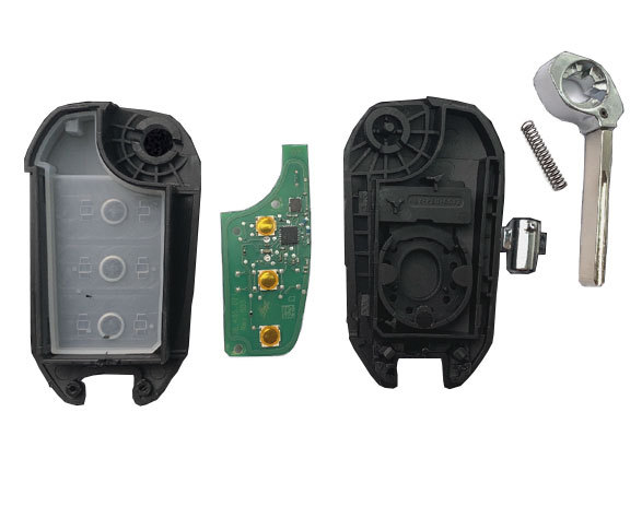 Original PCB+ aftermarket no logo shell for Opel 3 button remote key 433mhz with 4A/NCF296xM chip
