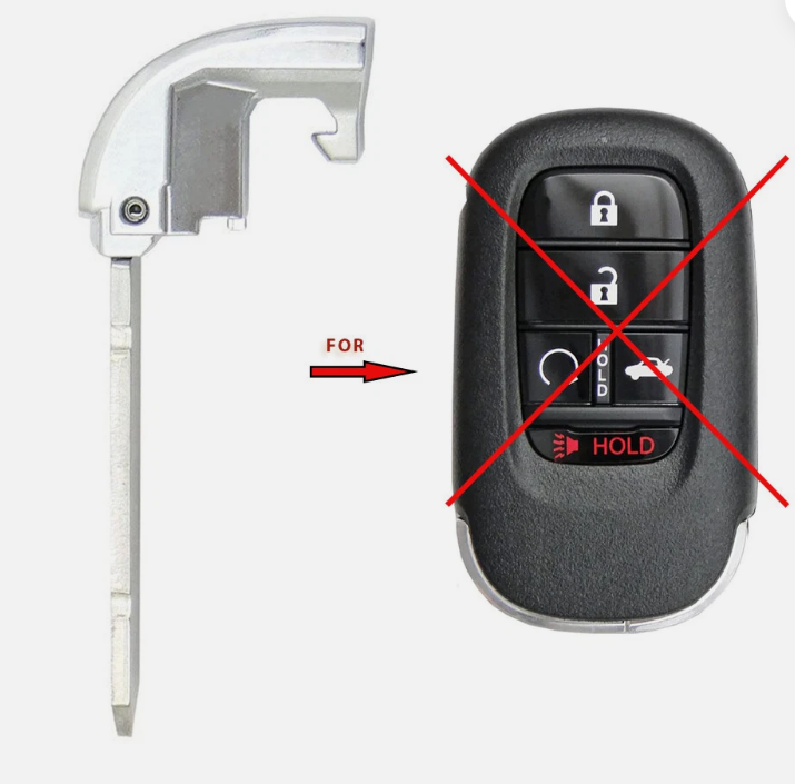 Emergency Insert Key Blade Replacement for Honda
