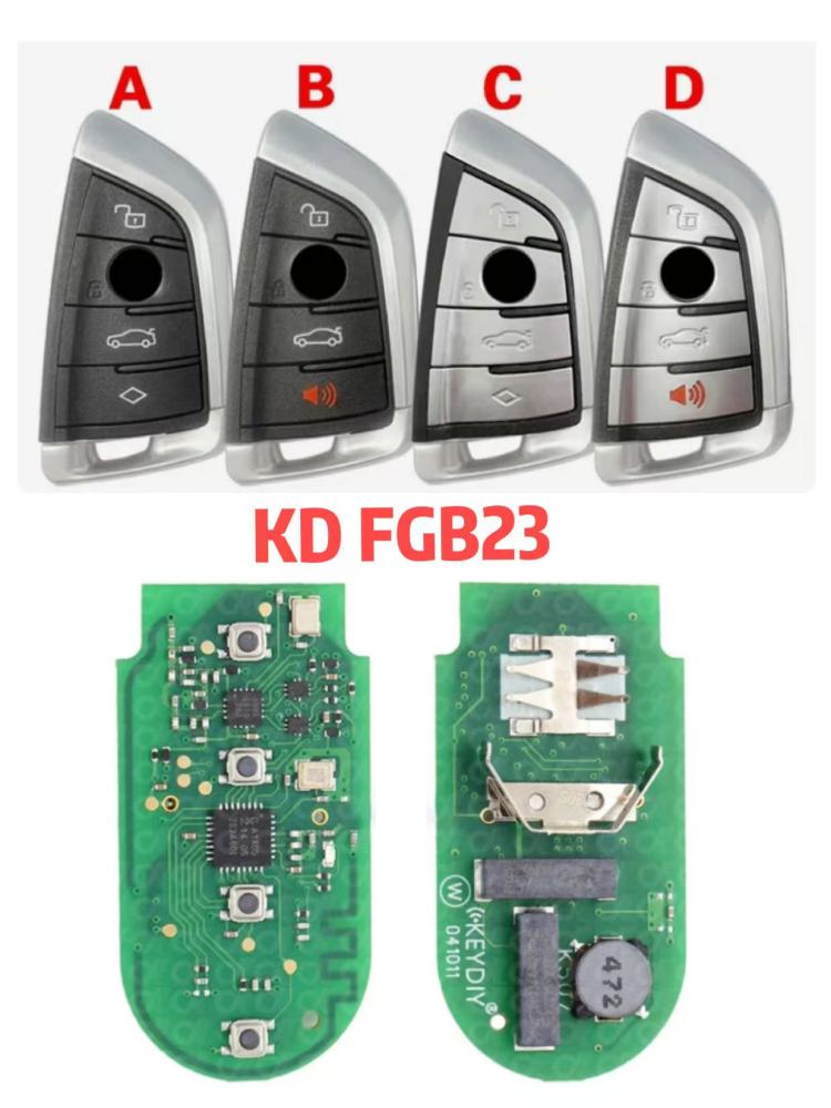 KEYDIY KD FGB23 Smart bmw remotes  434MHz for BMW CAS4/CAS4+, FEM/BDC, BDC2, BDC