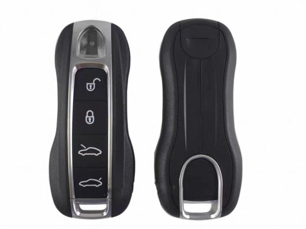 For Porsche 3 and 4  button remote key blank with emmergency key blade