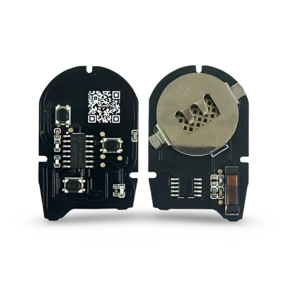 Aftermarket Ford Transit blue 3 button remote key with black PCB 433Mhz 4D63 Chip P/N:6C1T15K601AG