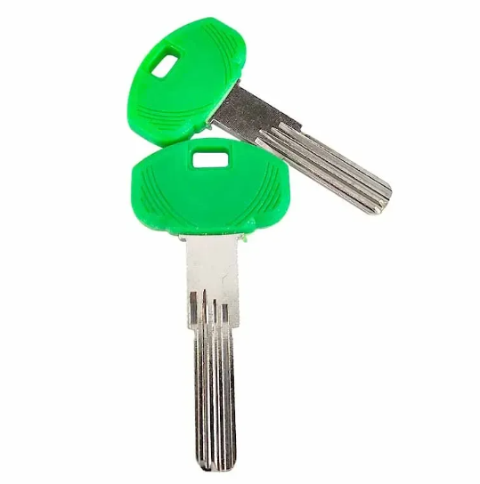 Blank Key Plastic Black Copy Clone DlY for Door Lock black green random color