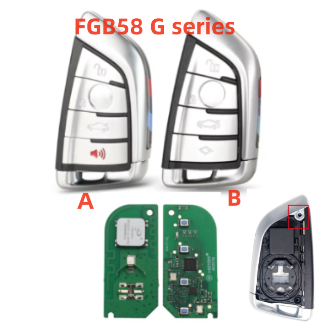 Keydiy KD FGB58 Smart Key for BMW CAS4 CAS4+ FEM BDC