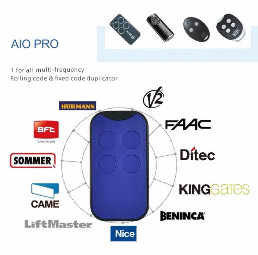 Universal Face To Face Garage Remote Control Duplicator multi-frequency 315-868mhz Compatible FAAC BFT
