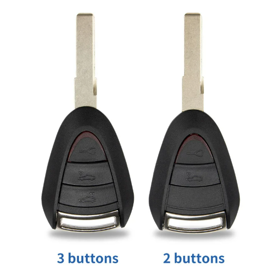 For Porsche Boxster cayman 2 / 3 button Remote Key 433MHz  with 46 Chip