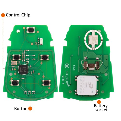KEYDIY KD ZB07-5 Universal Smart Remote Key for KD-X2 KD-MAX KD-X4 Programmer ZB Series Remotes