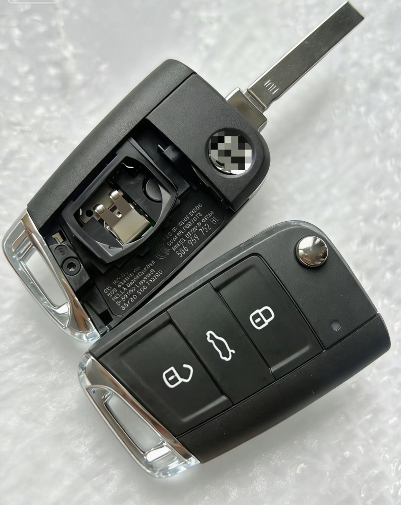 Original For VW 3 button smart 433mhz with 5C chip keyless go remote key 5G6959752BL