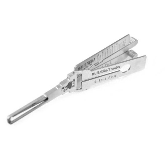 Original Lishi MAHINDRA/Yamaha 2-in-1 Decoder and Pick for Indian Mahindra and Yamaha motocycle