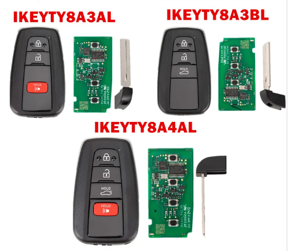 Autel IKEYTY8A3AL IKEYTY8A3BL IKEYTY8A4AL Toyota Style Smart Key 315/433 MHz