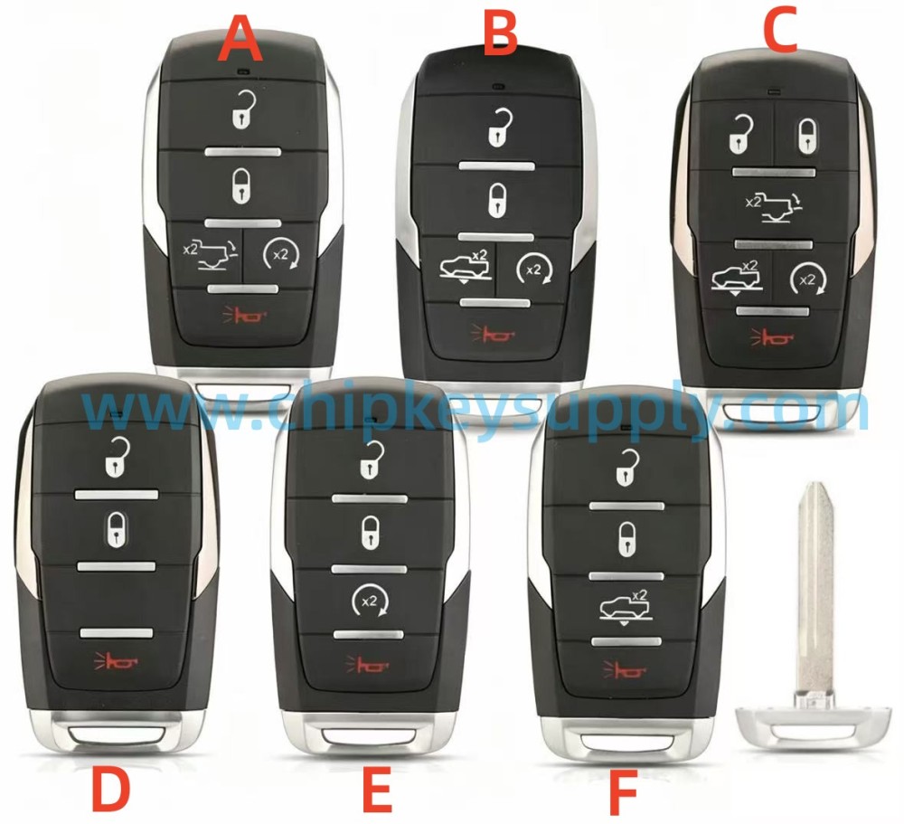 For Dodge Ram 1500 remote key shell OHT-4882056