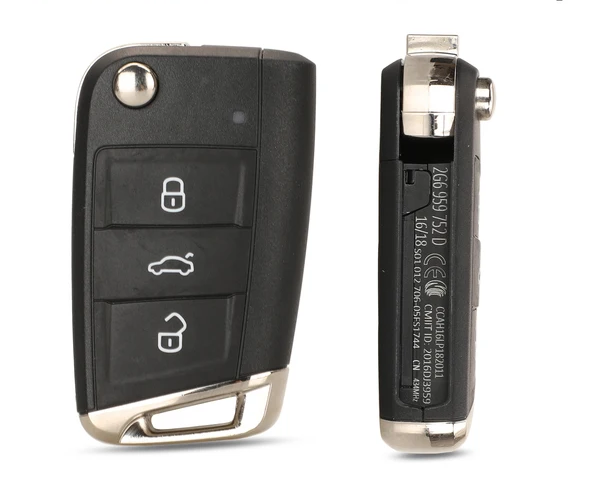 Original key shell without blade For VW 5C 2G6959752D remote key