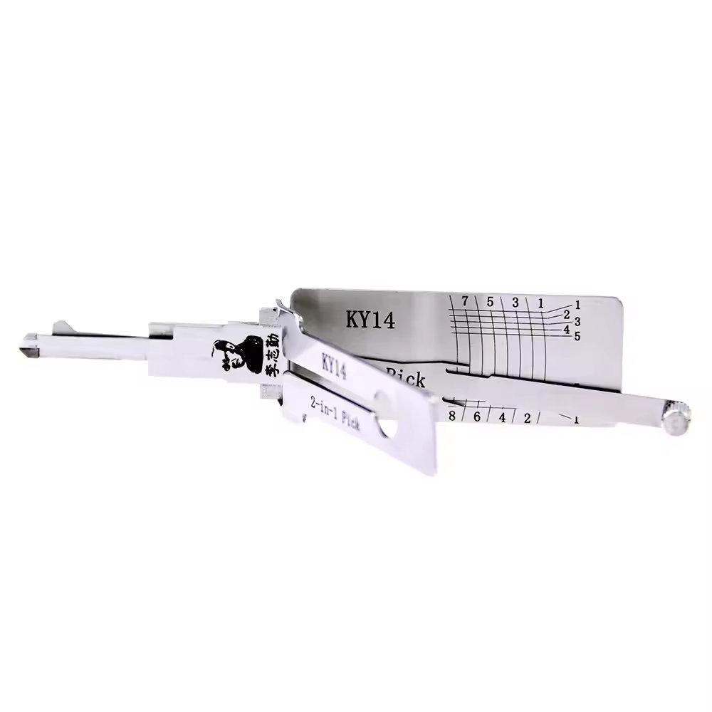 Original Lishi KY14 KIA 2-in-1 Decoder and Pick for KIA