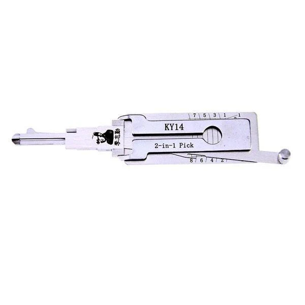 Original Lishi KY14 KIA 2-in-1 Decoder and Pick for KIA