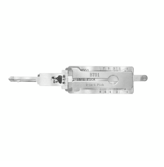 Original Lishi BT01 2-in-1 Decoder and Pick for BENTENG B70