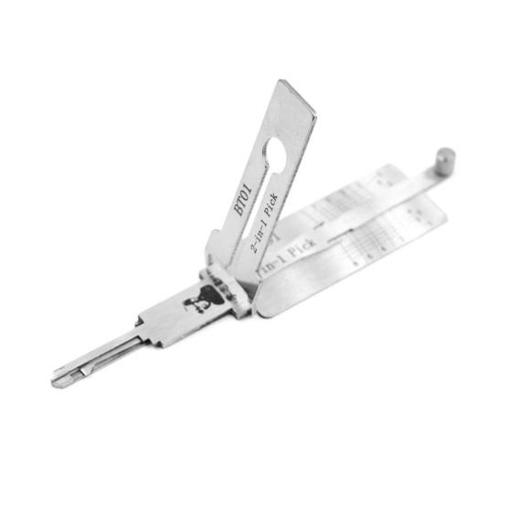 Original Lishi BT01 2-in-1 Decoder and Pick for BENTENG B70