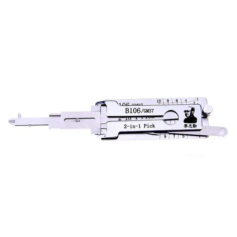 Original Lishi B106/GM37 2-in-1 Decoder tool and Pick