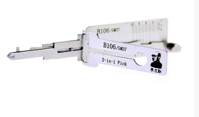 Original Lishi B106/GM37 2-in-1 Decoder tool and Pick