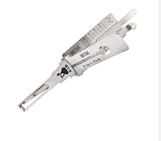 Original Lishi HU56 2-in-1 Decoder and Pick for VOLVO