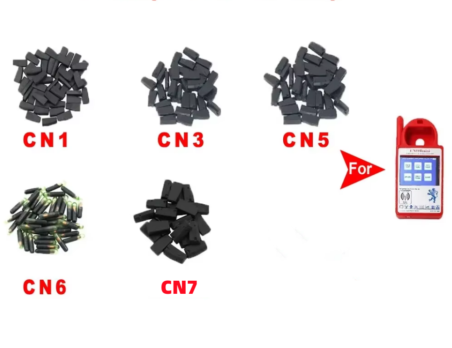 Original CN1 / CN2 / CN3 / CN5 / CN6 / CN7 Transponder Chip for CN900 machine copy