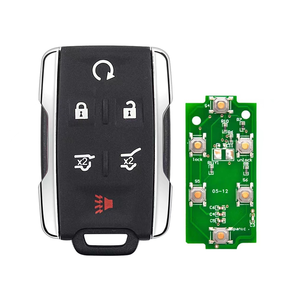 For Chevrolet GMC 3 4 5 6 button keyless remote key 315mhz with id46 chip M3N-32337100