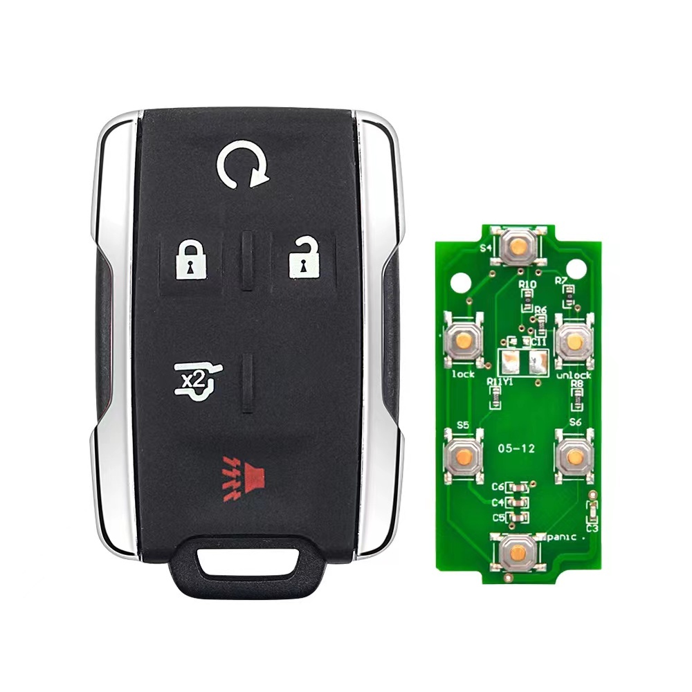 For Chevrolet GMC 3 4 5 6 button keyless remote key 315mhz with id46 chip M3N-32337100