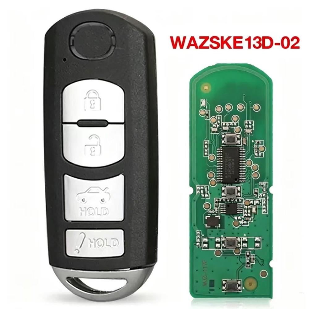 For MAZDA CX-3 CX-5 2013-2019 Smart Remote Key 315MHZ with ID49 chip SKE13D-01, SKE13D-02